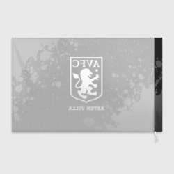 Флаг 3D Aston Villa sport на темном фоне - фото 2