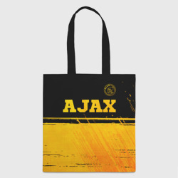 Шоппер 3D Ajax - gold gradient посередине