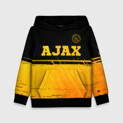 Детская толстовка 3D Ajax - gold gradient посередине