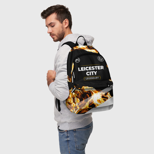 Рюкзак 3D Leicester City legendary sport fire - фото 3