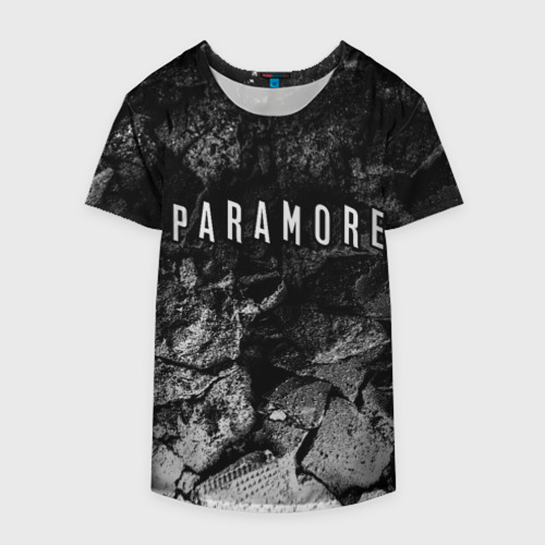 Накидка на куртку 3D Paramore black graphite, цвет 3D печать - фото 4