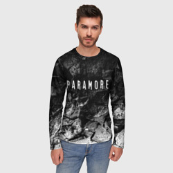 Мужской лонгслив 3D Paramore black graphite - фото 2