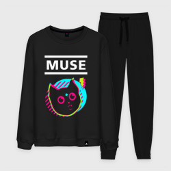 Мужской костюм хлопок Muse rock star cat