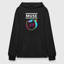Худи SuperOversize хлопок Muse rock star cat