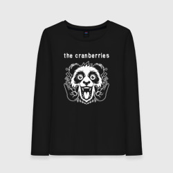 Женский лонгслив хлопок The Cranberries rock panda
