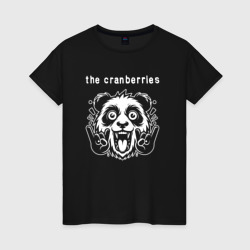 Женская футболка хлопок The Cranberries rock panda