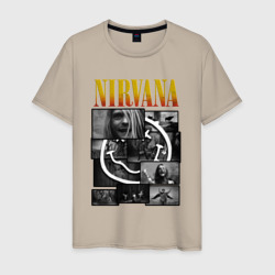 Мужская футболка хлопок Nirvana kurt krist dave