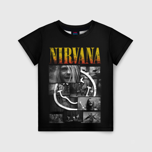 Детская футболка 3D Nirvana forever, цвет 3D печать