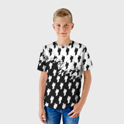 Детская футболка 3D Billie Eilish pattern black - фото 2