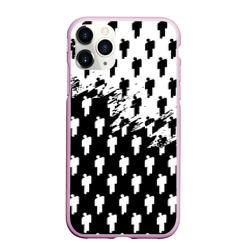 Чехол для iPhone 11 Pro Max матовый Billie Eilish pattern black