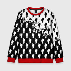 Детский свитшот 3D Billie Eilish pattern black