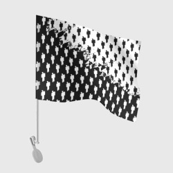 Флаг для автомобиля Billie Eilish pattern black