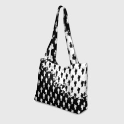 Пляжная сумка 3D Billie Eilish pattern black - фото 2