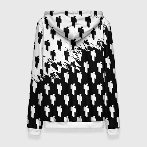 Женская толстовка 3D Billie Eilish pattern black, цвет 3D печать - фото 2