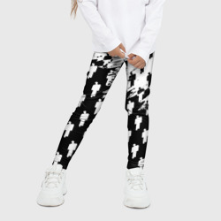 Детские леггинсы 3D Billie Eilish pattern black - фото 2