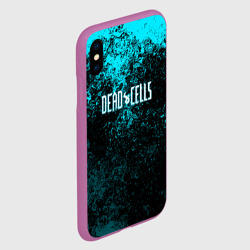 Чехол для iPhone XS Max матовый Dead Cells брызги красок - фото 2