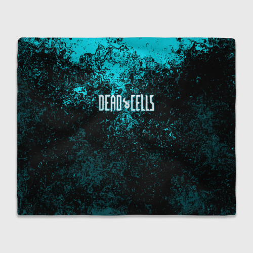Плед 3D с принтом Dead Cells брызги красок, вид спереди #2