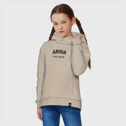 Детское худи Oversize хлопок Arina never alone - motto - фото 2