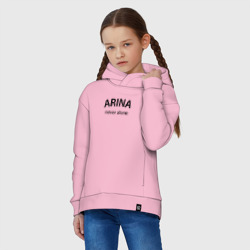 Детское худи Oversize хлопок Arina never alone - motto - фото 2