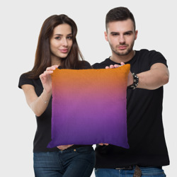 Подушка 3D Градиент оранжево-фиолетовый - фото 2