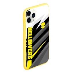 Чехол для iPhone 11 Pro Max матовый Helldivers 2 - yellow uniform - фото 2