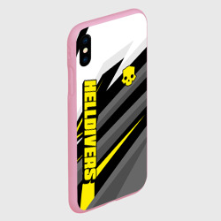 Чехол для iPhone XS Max матовый Helldivers 2 - yellow uniform - фото 2