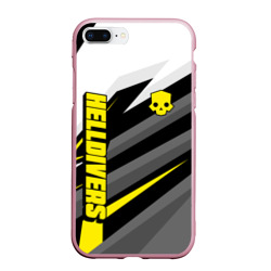 Чехол для iPhone 7Plus/8 Plus матовый Helldivers 2 - yellow uniform