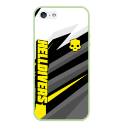 Чехол для iPhone 5/5S матовый Helldivers 2 - yellow uniform