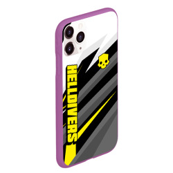 Чехол для iPhone 11 Pro Max матовый Helldivers 2 - yellow uniform - фото 2