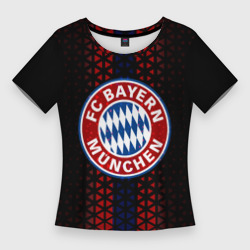 Женская футболка 3D Slim Футбольный клуб Бавария 