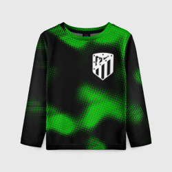 Детский лонгслив 3D Atletico Madrid sport halftone