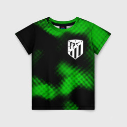 Детская футболка 3D Atletico Madrid sport halftone