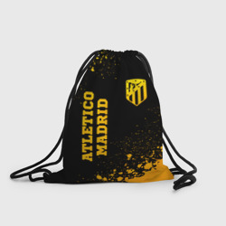 Рюкзак-мешок 3D Atletico Madrid - gold gradient вертикально