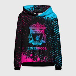 Мужская толстовка 3D Liverpool - neon gradient