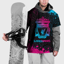 Накидка на куртку 3D Liverpool - neon gradient