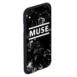 Чехол для iPhone XS Max матовый Muse black ice - фото 2