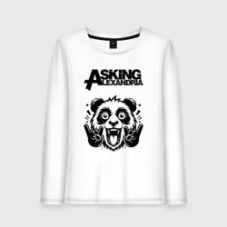 Женский лонгслив хлопок Asking Alexandria - rock panda