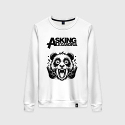 Женский свитшот хлопок Asking Alexandria - rock panda