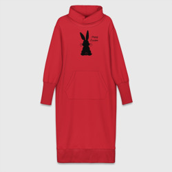 Платье удлиненное хлопок Пасхальный кролик