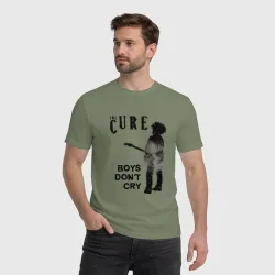 Мужская футболка хлопок The Cure - boys don't cry - фото 2