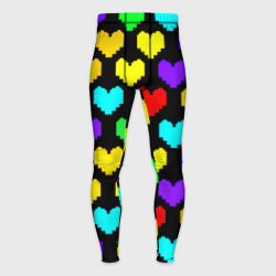 Мужские тайтсы 3D Undertale heart pattern