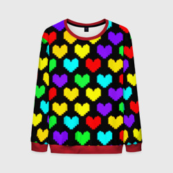 Мужской свитшот 3D Undertale heart pattern