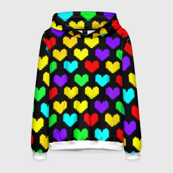 Мужская толстовка 3D Undertale heart pattern