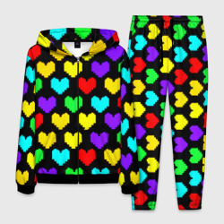 Мужской костюм 3D Undertale heart pattern