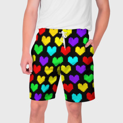 Мужские шорты 3D Undertale heart pattern