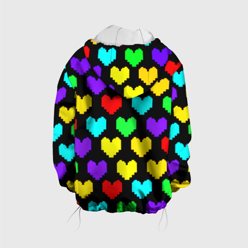 Детская куртка 3D Undertale heart pattern, цвет белый - фото 2