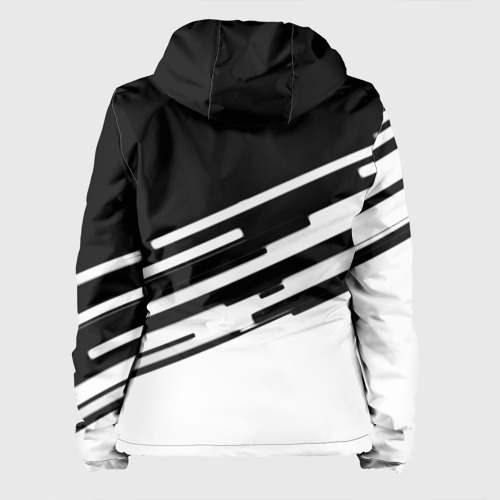 Женская куртка 3D Ювентус спорт текстура, цвет белый - фото 2