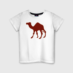 Детская футболка хлопок Силуэт верблюда
