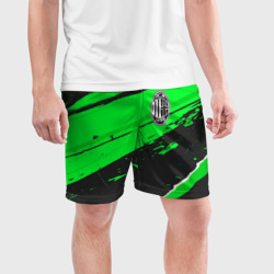 Мужские шорты спортивные AC Milan sport green - фото 2