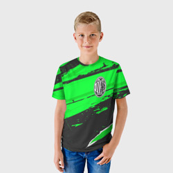 Детская футболка 3D AC Milan sport green - фото 2